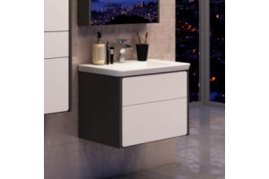 Мебель для ванной Roca Ronda 60 белый глянец, антрацит - 3