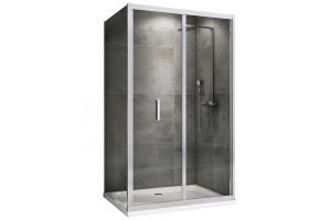 Душевой уголок Abber Sonnenstrand 100x90 профиль хром (AG07100-S90)