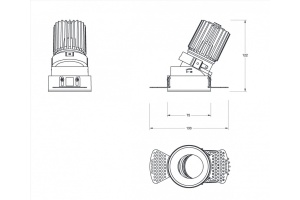 Встраиваемый светильник Fiberli MR1215 12130101 - 2
