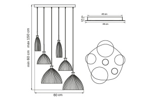 Подвесная люстра Lightstar Simple Light 810 810160 - 2