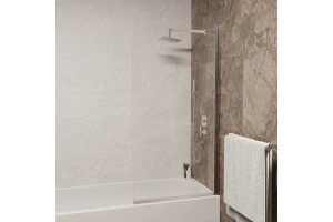 Шторка на ванну RGW Screens SC-109 70x150 профиль хром стекло прозрачное