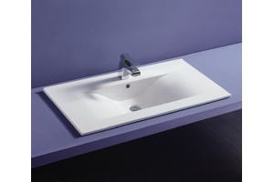 Раковина встраиваемая CeramaLux N 81.5 см белый (JY-807-80)