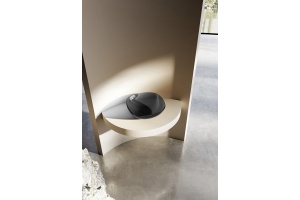 Раковина накладная ABBER Kristall 45 черный (AT2806Onyx) - 2