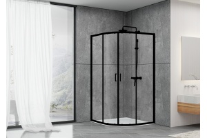 Душевой уголок ABBER Schwarzer Diamant AG01080B - 2