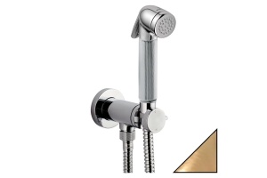 BOSSINI (NIKITA) Комплект гигиенический: прогрессивный смеситель, лейка с клапаном подачи воды, шланг 1250 мм, бронза (022)