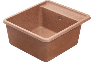 Мойка кухонная AQUATON Беллис 57 терракотовая - 2