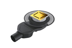 Душевой трап Berges Platz Norma 15х15 золото глянцевый