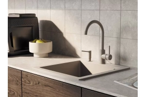 Смеситель для кухни Omoikiri Shinagawa Leningrad Grey (4994406) - 3