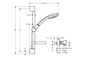 Комплект смесителей Hansgrohe  (27033000) - 2