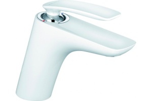 Смеситель для раковины Kludi  белый, хром (520269175)