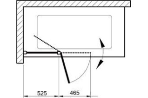 Шторки для ванной Ravak  99 см (7QLA0C00Z1) - 3