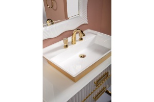 Столешница под раковину Armadi Art NeoArt 110 белый - 2