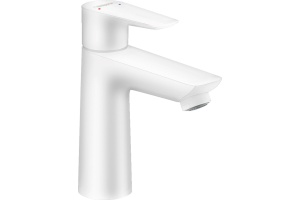 Смеситель Hansgrohe Talis E для раковины с донным клапаном, белый