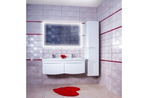 Зеркало Бриклаер Вега 125 с подсветкой - 2