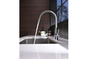 Смеситель Lemark Comfort для кухонной мойки LM3075C-Gray - 3