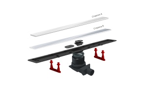 Душевой лоток Pestan Confluo Frameless Line 950 White Glass - 3