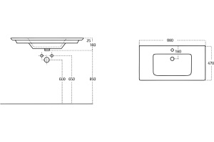 Раковина STWORKI 90 14090-KL - 2