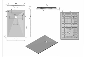 Поддон для душа Vincea 120х80 белый матовый - 2