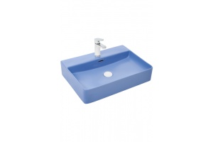 Раковина накладная Weltwasser WW Elbach 2173 MBL 60 матовый голубой (10000004506)