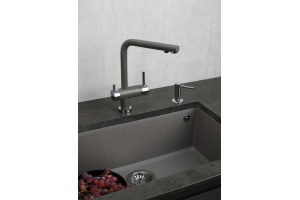 Мойка кухонная Omoikiri Tedori 66-U платина - 3