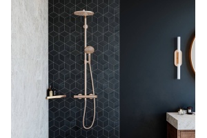 Душевая стойка Hansgrohe Raindance Select S 240 1jet 27633140 Showerpipe, шлифованная бронза - 2