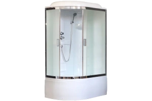 Душевая кабина Royal Bath BK 120x80 R профиль хром стекло матовое