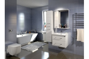 Тумба с раковиной СанТа Омега 50 подвесная - 2