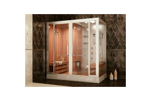 Душевая кабина Frank 180х130 левая с финской сауной - 2