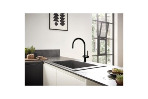 Кухонный смеситель однорычажный, 220, с запорным вентилем, 1jet Hansgrohe 72805670 - 2