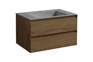 Комплект мебели Vincea Luka 80 темное дерево