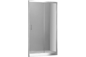 Душевая дверь в нишу Aquanet Alfa NAA6121 1400х2000 стекло прозрачное, профиль хром - 2