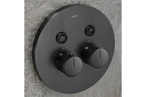 Душевой набор встраиваемый Black&White Universell черный матовый - 3