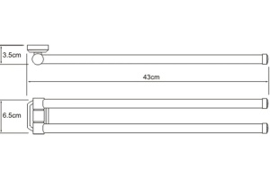 Полотенцедержатель Wasserkraft Oder K-3031 - 3