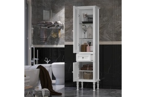 Шкаф-пенал Opadiris Контара 46 левый белый - 3