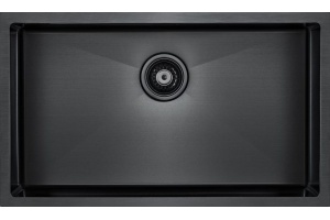 Мойка кухонная Paulmark Koher 74 темный хром