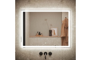 Зеркало Sancos City 90х70 с подсветкой - 3