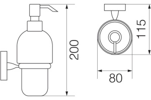 Дозатор Veragio Stanford VR.STD-7770.CR хром - 2