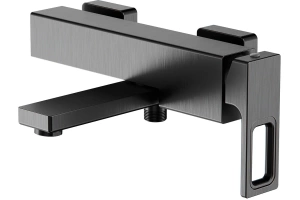 Смеситель для ванны Gappo оружейная сталь - 2