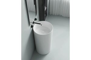 Напольная раковина SantiLine 45 белая глянцевая - 2