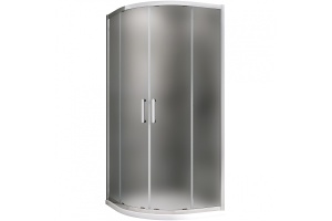 Душевой уголок Abber Schwarzer Diamant 100х100 хром стекло матовое