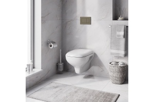 IS3801700 Комплект инсталляция с клав глянц хром с подвесным унитазом Like FlashClean с сид-ем м/лиф - 2