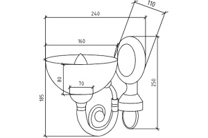 Светильник Boheme Medici 751 бронза - 2