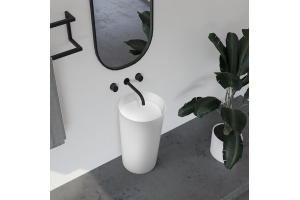 Раковина отдельностоящая ABBER Stein AS2506-H белая матовая - 2