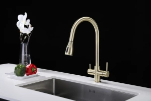 Смеситель для кухни Paulmark Lange бронза - 2