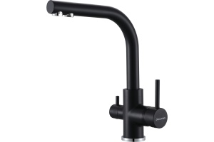 Смеситель для кухни Paulmark Essen темно - серый матовый