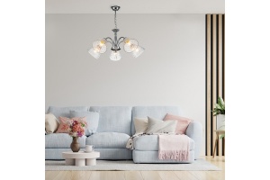 Подвесная люстра Escada Freesia 658/5PL Chrome - 3