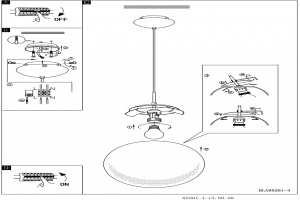 Подвесной светильник Eglo ПРОМО Rondo 85263 - 2