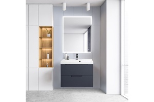 Комплект мебели BelBagno Vittoria 80 черный матовый