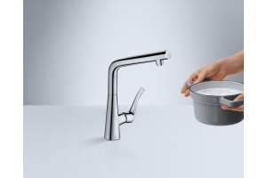 Смеситель Hansgrohe Metris Select 14883000 для кухонной мойки - 3