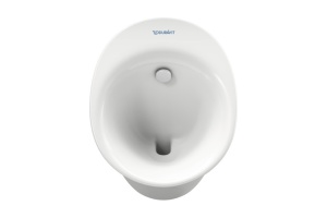 DURAVIT WHITE TULIP Писсуар 320х340 мм., без смывного края, с вытяжкой, подача воды сзади, сток гориз., без 